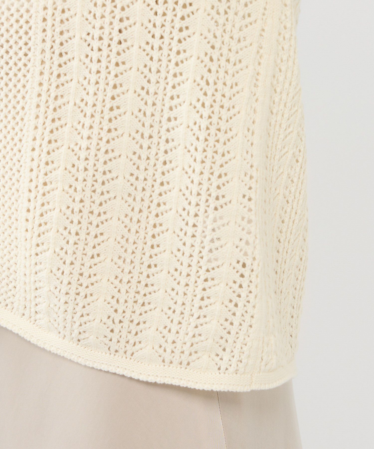 BABYLONE「レーシーニットプルオーバー」|ニット・セーター|