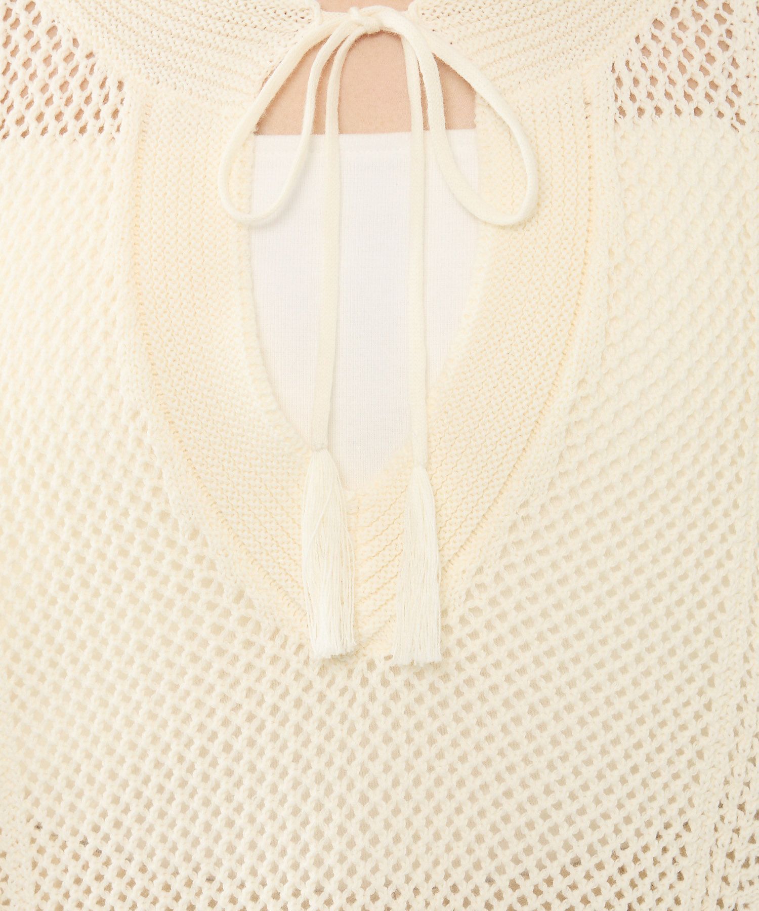 BABYLONE「レーシーニットプルオーバー」|ニット・セーター|