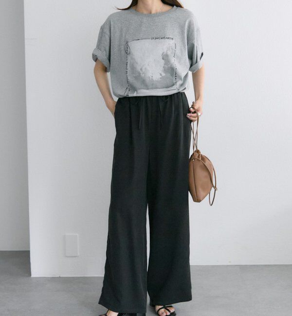  「【着回し力◎/セットアイテム】ソフトツイルキャミチュニック+パンツセット」|その他|