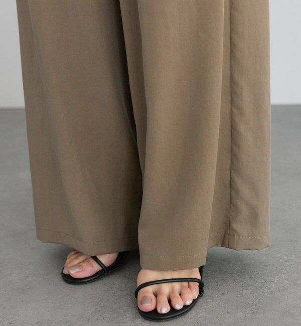  「【着回し力◎/セットアイテム】ソフトツイルキャミチュニック+パンツセット」|その他|