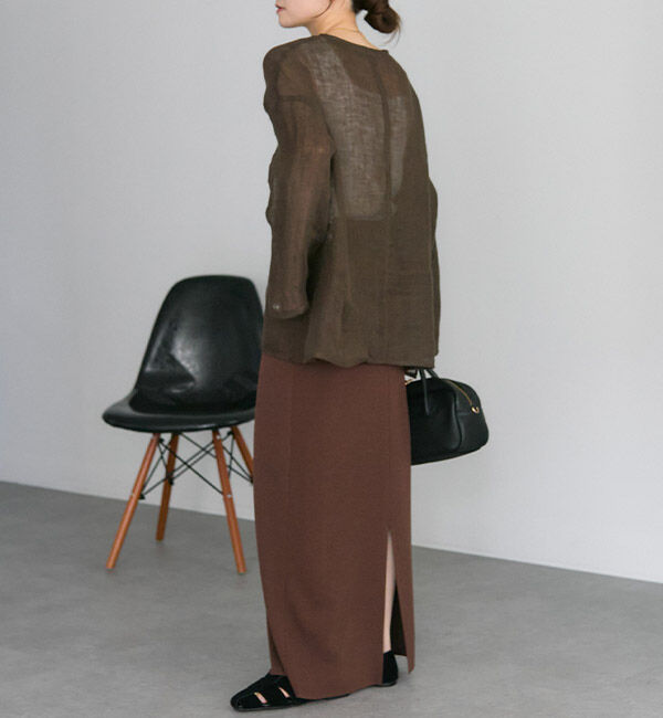  「シアーガーゼブラウス」|プルオーバー|