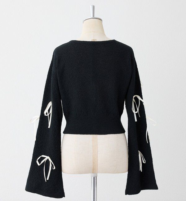  「リボンいっぱいカーディガン」|ニット・セーター|