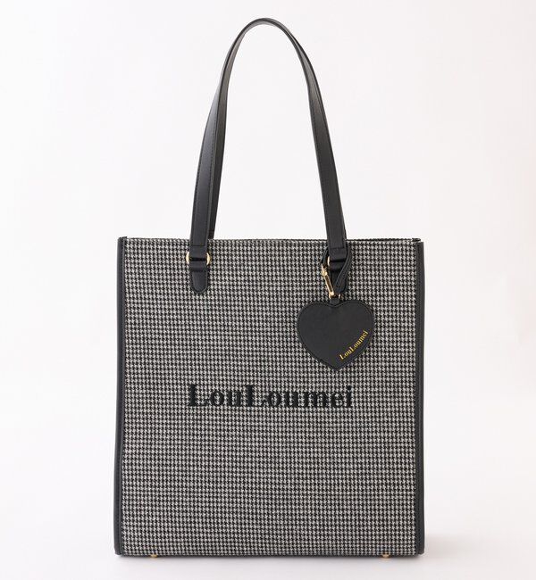  「【LouLoumei】ハートチャーム付きトートバッグ／推し活にも／自立可能」|トートバッグ|