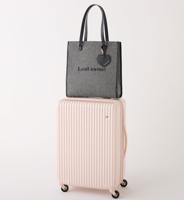  「【LouLoumei】ハートチャーム付きトートバッグ／推し活にも／自立可能」|トートバッグ|