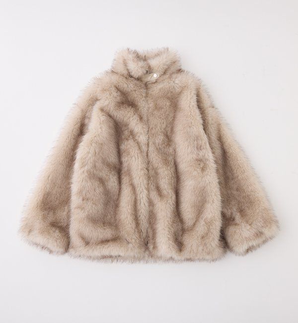  「ミドルフェイクファージャケット」|ダウンベスト・ベスト|