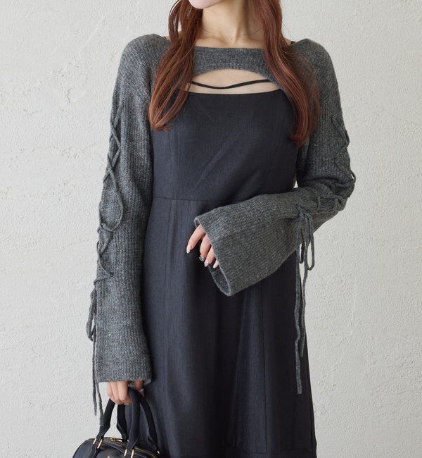  「カーディガンセットワンピース」|ワンピース|