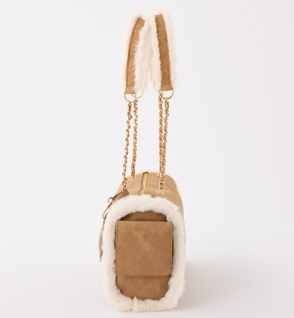  「フェイクムートンエンボスバッグ」|ショルダー・メッセンジャー|