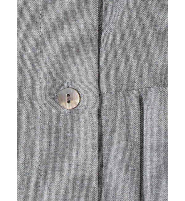 MIDIUMISOLID「MIDIUMISOLID for Ladies アシンメトリープリーツノースリーブワンピース」|ワンピース|