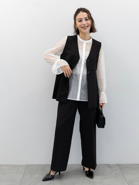 Te chichi「【セレモニーアイテム】タックストレートワイドパンツ（セットアップ可）」|その他|