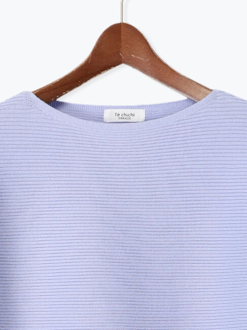 Te chichi TERRASSE「横リブドルマンニット」|ニット・セーター|