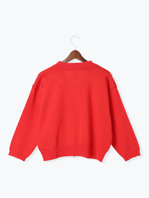 Te chichi TERRASSE「襟付きジップカーディガン」|カーディガン|