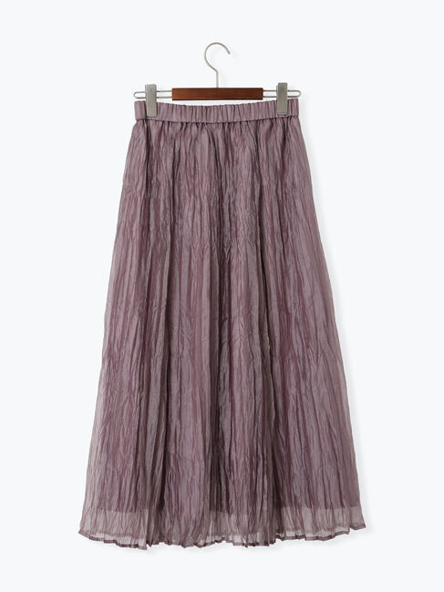 Te chichi TERRASSE「シャイニークリンクルスカート《2025spring catalog item》」|スカート|