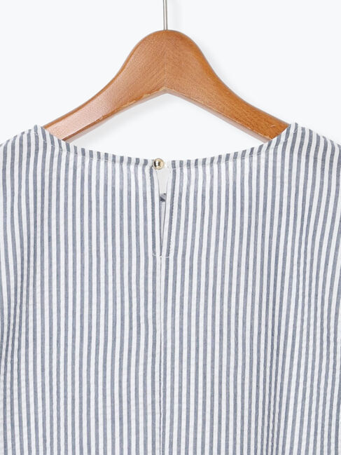 Lugnoncure「無地/柄アソートサッカーブラウス」|シャツ・ブラウス|