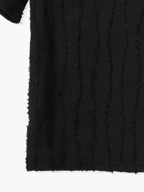 Lugnoncure「フリンジクルーネック半袖トップス」|その他|