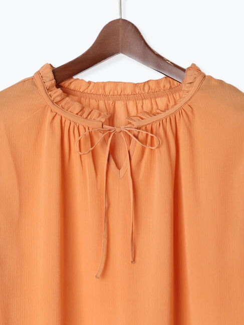 Te chichi TERRASSE「前後2WAY楊柳レース切替ブラウス」|シャツ・ブラウス|