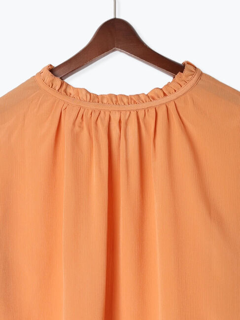 Te chichi TERRASSE「前後2WAY楊柳レース切替ブラウス」|シャツ・ブラウス|