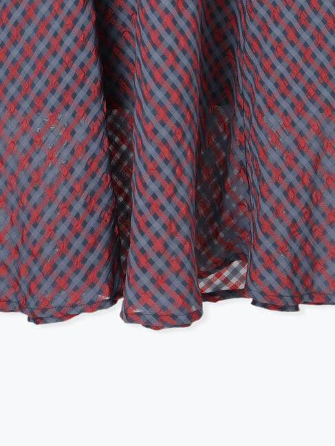 Te chichi TERRASSE「シアーチェックフレアスカート」|スカート|