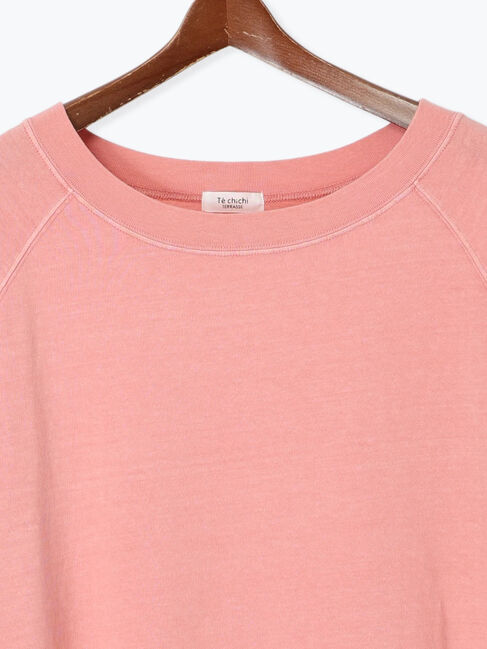 Te chichi TERRASSE「ピグメント加工ボートネックTシャツ」|Tシャツ・カットソー|