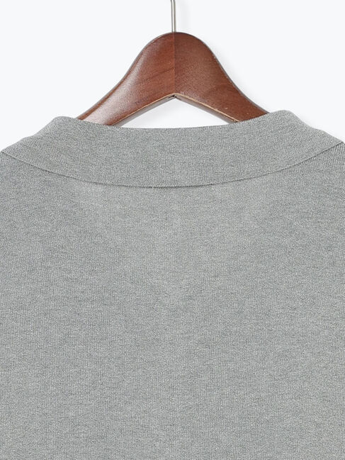 Te chichi「総針Wポケットスリーブレスポロニット」|ニット・セーター|