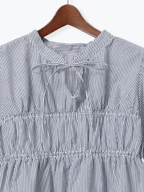 Te chichi TERRASSE「【接触冷感/イージーケア】前後2WAYシャーリングブラウス」|シャツ・ブラウス|