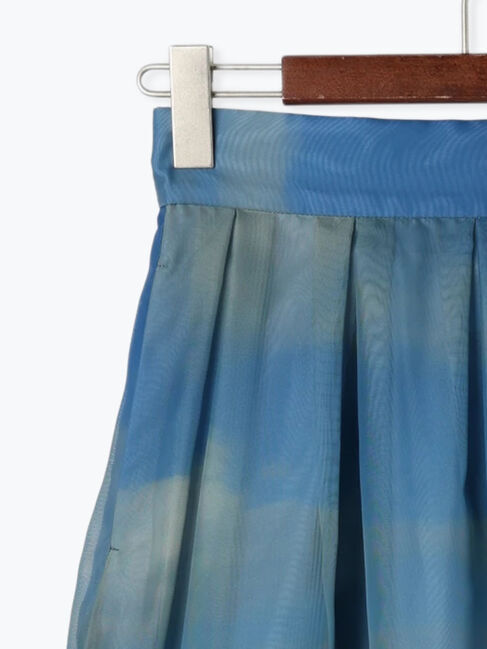 Te chichi「フォトプリントタックフレアミディスカート」|スカート|