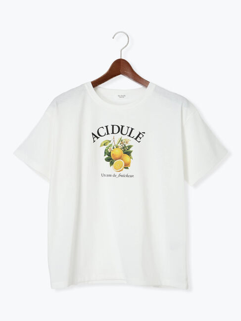 Te chichi TERRASSE「フルーツモチーフ柄Tシャツ」|Tシャツ・カットソー|