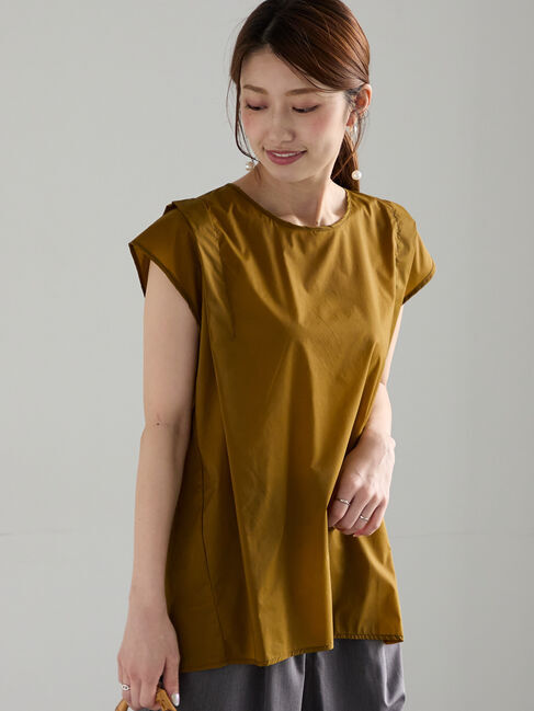 Te chichi「シアーナイロンブラウス」|シャツ・ブラウス|オリーブ