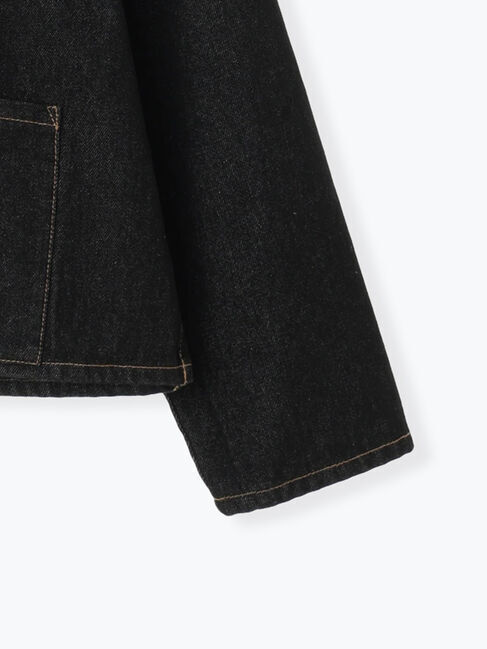 Lugnoncure「ノーカラーデニムジャケット《2025autumn catalog item》」|その他|