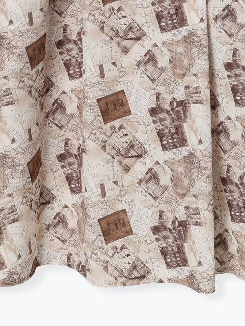 Te chichi「マップパターンプリントワンピース」|ワンピース|