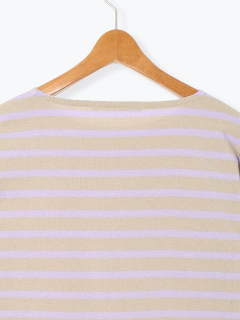 Lugnoncure「ボーダー長袖カットソー」|Tシャツ・カットソー|