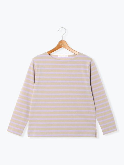 Lugnoncure「ボーダー長袖カットソー」|Tシャツ・カットソー|