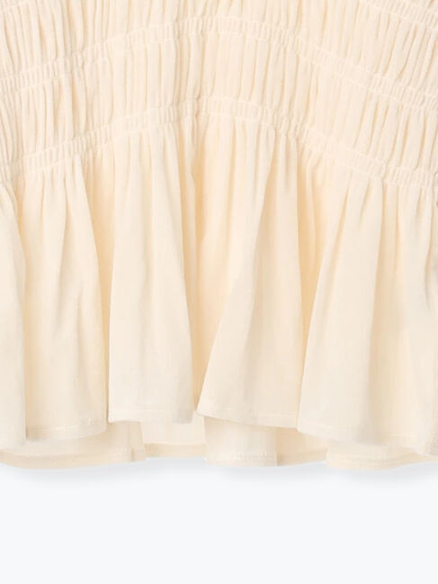 Te chichi TERRASSE「ベロアシャーリングトップス」|シャツ・ブラウス|