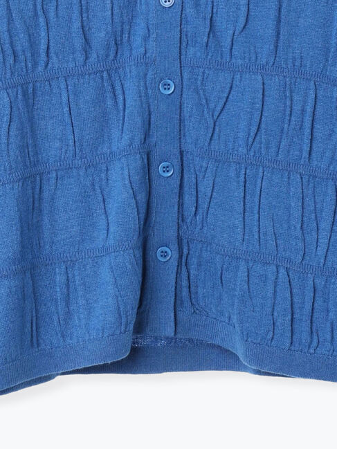 Te chichi TERRASSE「シャーリング衿付きカーディガン《2025autumn catalog item》」|カーディガン|