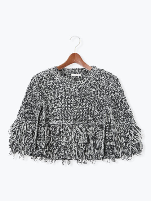 Te chichi「ループ編みポンチョ」|ニット・セーター|