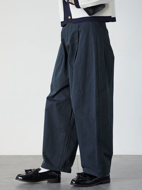 Lugnoncure「チノカーブパンツ」|その他|ネイビー