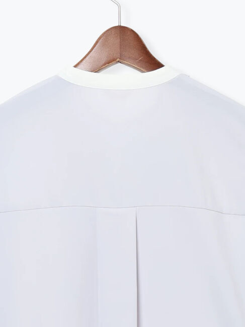 Te chichi「フロントフリルバイカラーブラウス」|シャツ・ブラウス|