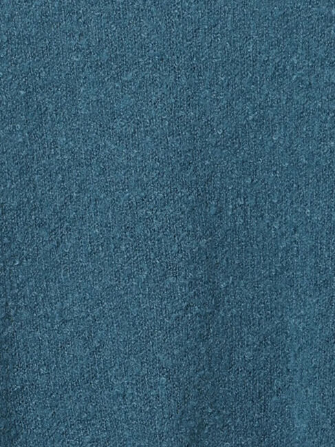 Te chichi TERRASSE「ブークレ金釦クルーネックカーディガン」|カーディガン|