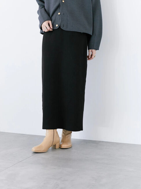 Samansa Mos2 blue「◎ニットタイトスカート」|スカート|