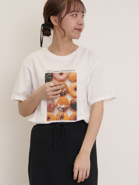 Samansa Mos2「[リサイクルコットン]柄アソートTシャツ」|Tシャツ・カットソー|