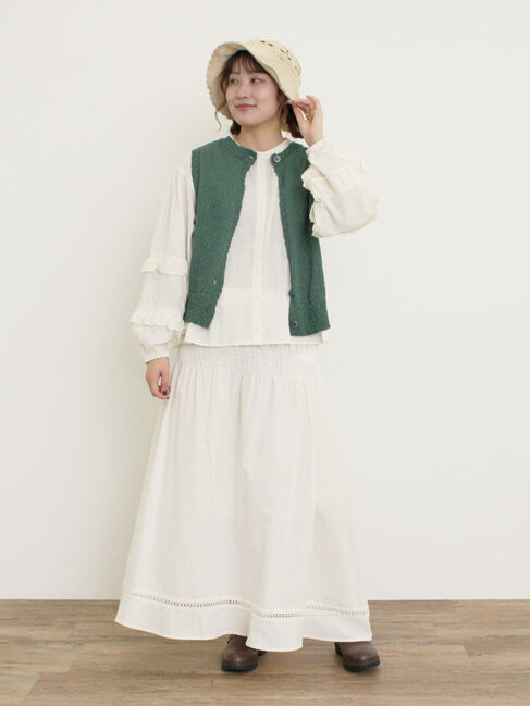 Samansa Mos2「スラブ前後2WAYベスト」|ダウンベスト・ベスト|