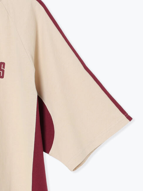 SM2「配色ラインロゴプリントオーバーTシャツ」|Tシャツ・カットソー|