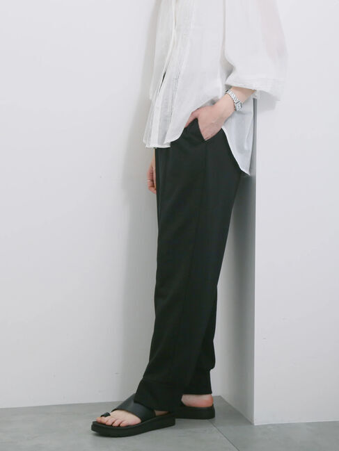 Samansa Mos2 blue「◎裏毛センタースリットパンツ」|その他|