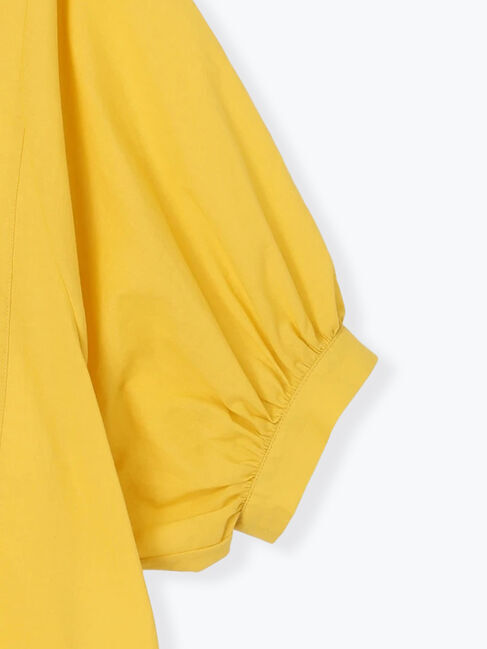 Samansa Mos2「ランタン袖スキッパーシャツ」|シャツ・ブラウス|