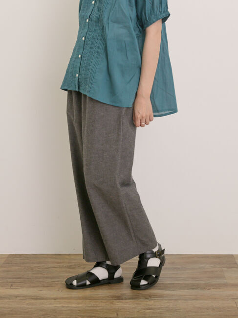 Samansa Mos2「【クールコットン】イージーストレートパンツ ≪M/Lサイズ≫」|その他|