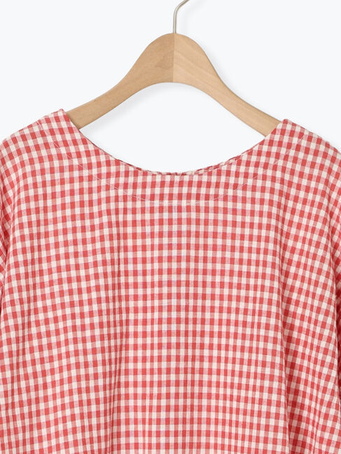 Samansa Mos2「袖口ギャザー前後2WAYチュニック」|シャツ・ブラウス|