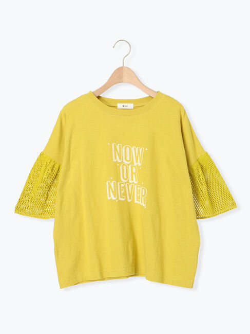 SM2「[接触冷感]袖メッシュプリントTシャツ」|Tシャツ・カットソー|