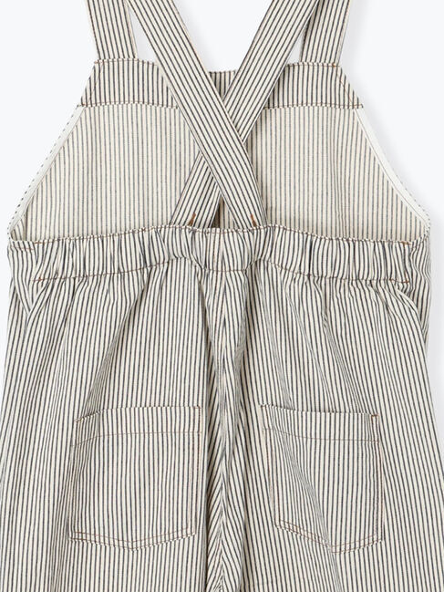 Samansa Mos2「刺繍デニム/ヒッコリーサロペットパンツ」|その他|