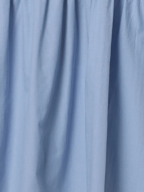 Samansa Mos2 blue「布帛切替ドルマンTシャツ」|Tシャツ・カットソー|