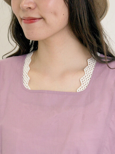 Samansa Mos2「◎裾スカラップブラウス」|シャツ・ブラウス|