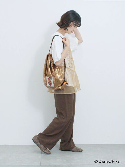 Samansa Mos2 blue「トイ・ストーリー/キャミセットTシャツ」|Tシャツ・カットソー|